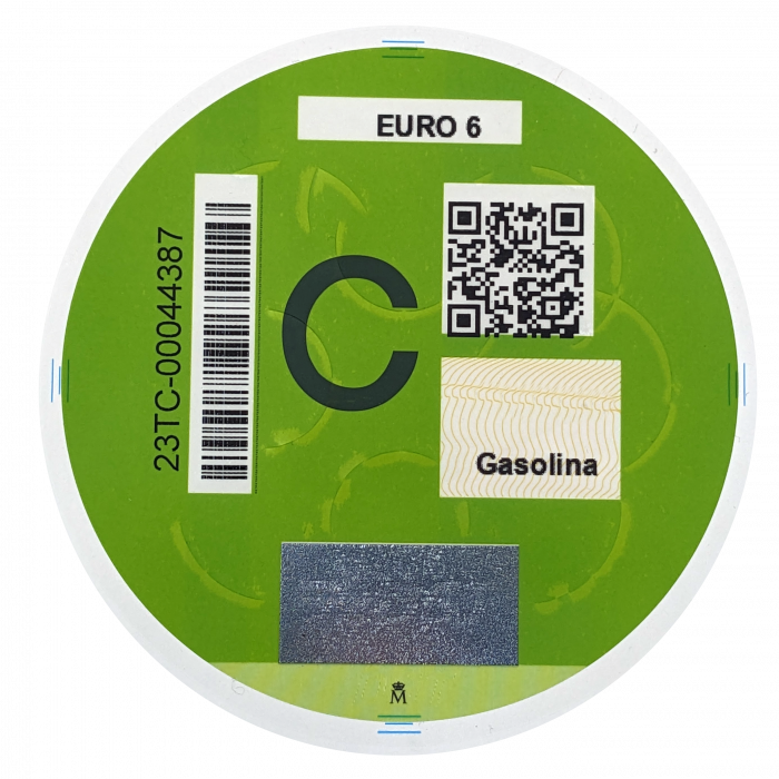 Mandatory emission stickers in Spain